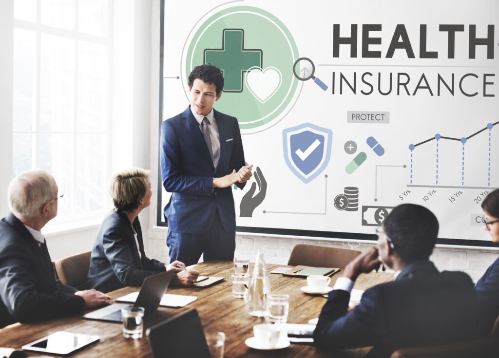 What is ACA compliant health insurance presentation explaining coverage and benefits to a business team
